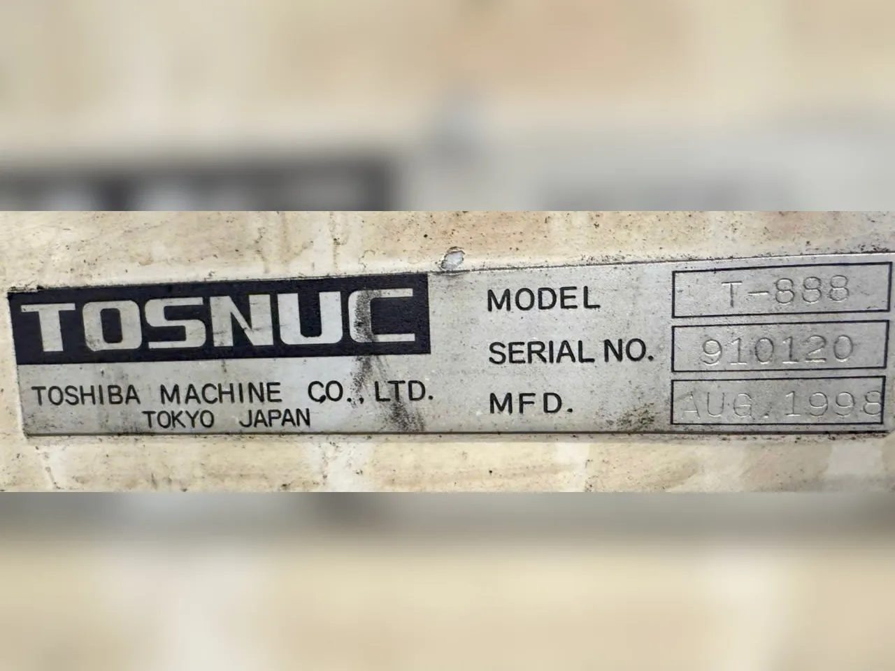 Máy doa phay ngang CNC Toshiba T-888